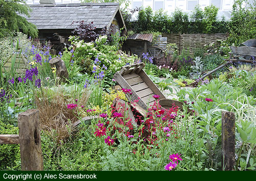 Hand cart border view - copyright (c) Alec Scaresbrook 