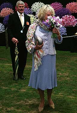 Camilla, Duchess of Cornwall, at the Chelsea Flower Show 2007